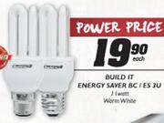 Build It Energy Saver BC/ES 3U 11W Warm White-Each