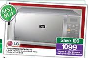 LG 30L Silver Mirror Microwave MS3043BARS