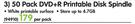 Verbatim 50 Pack DVD+R Printable Disk Spindle-Per Pack