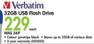 Verbatim 32GB USB Flash Drive