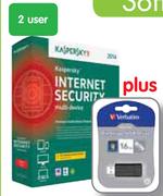 Kaspersky Internet Security 2 User Plus 16GB Flash