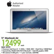 Apple Authorised Retailer 11" Macbook Air
