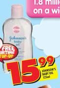 Johnson's Baby Oil-125ml