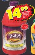 Daly's Premium Fruit Squash Concentrate-1.5Ltr