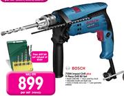 Bosch 710W Impact Drill+ 9 Piece Drill Bit Set GSB16RE-Per Set
