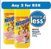 Nestle Nesquik(All Flavours)-2x500g