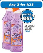 Mr Muscle Easy Gel(All Variants)-2x750ml