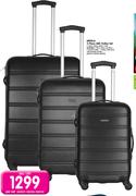 Impala 3 Piece ABS Trolley Set-Per Set