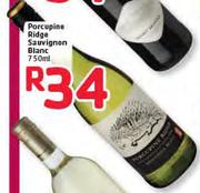 Porcupine Ridge Sauvignon Blanc-750ml