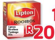 Lipton Rooibos Tea Bags-80s
