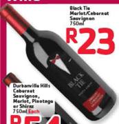 Black Tie Merlot/Cabernet Sauvignon-750ml Each
