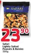  Safari Lightly Salted Peanuts & Raisins -500g