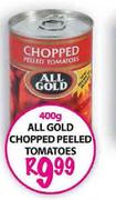 All Gold Choped Peeled Tomatoes-400g 