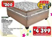 Restonic 152cm Diamond Jewel Queen Base Set