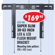 Super Slim 30-63 Inch LED & LCD Flush Mount Bracket LED-164