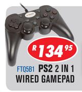 PS2 2 In 1 Wired Gamepad FTQ5B1