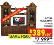 Royal Wall Unit
