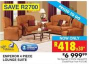 Emperor 4 Piece Lounge Suite