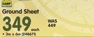 Camp Master Ground Sheet-3mx6m Each