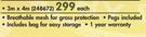 Camp Master Ground Sheet-3mx4m Each