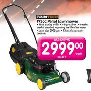 Trimtech petrol shop lawnmower