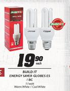 Build It Energy Saver Globes ES/BC-11 Watt