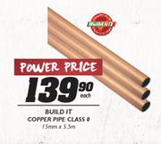 Build-It Copper Pipe Class 0-15mmx5.5m Each