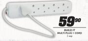 Build-It Multiplug + Cord-5 Way