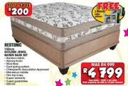Restonic 152 cm Golden Jewel Queen Base Set