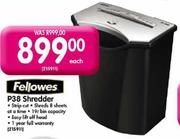 Fellowes P38 Shredder Each