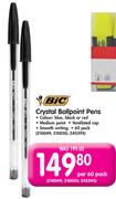 Bic Crystal Ballpoint Pens-Per 60 Pack