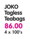 Joko Tagless Teabags-4x100's