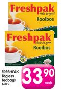 Freshpak Tagless Teabags-160's