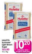 Huletts Sunsweet Light Brown Sugar-15 x 1kg
