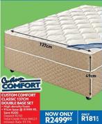 Custom Comfort Classic 91cm Diouble Base Set