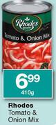 Rhodes Tomato & Onion Mix-410g