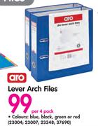 Aro Lever Arch Files-Per 4 Pack