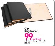 CTP Ring Binder-Per 10 Pack