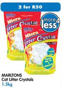 Marltons Cat Litter Crystals-2x1.5kg