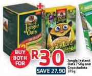 Jungle Instant Oats-750g & Crunchalots-375g