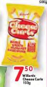  Willards Cheese Curls-150g