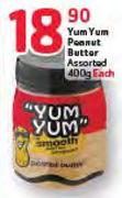 Yum Yum Peanut Butter Assorted- 400g
