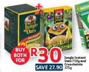 Jungle Instant  Oats- 750g & Crunchalots- 375g