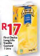 First Choice Long Life Vanilla Custard -1L