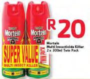 Mortein Multi Insecticide Killer-2X300Ml Twin Pack