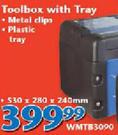 Toolbox With Tray-530x280x240mm WMTB3090
