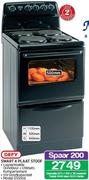 Defy Swart 4 Plaat Stoof DSS506