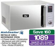 Kelvinator 36L Metallic Grill Microwave Oven KM36MGS2