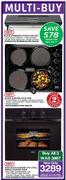 Defy Black Standard Extractor Fan Plus Solid Hob Plus Black Eye Level/Under Counter Oven