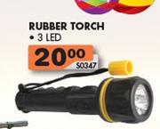 Rubber Torch 3 LED